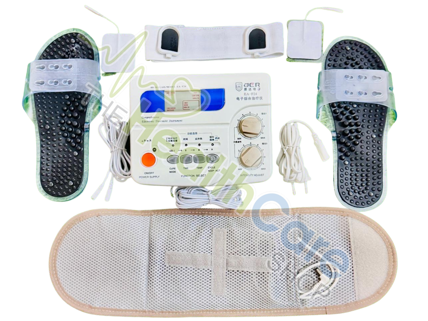 JER Physio EA-F24 Electro Therapy Machine – Pulse Massager & Heat Belt