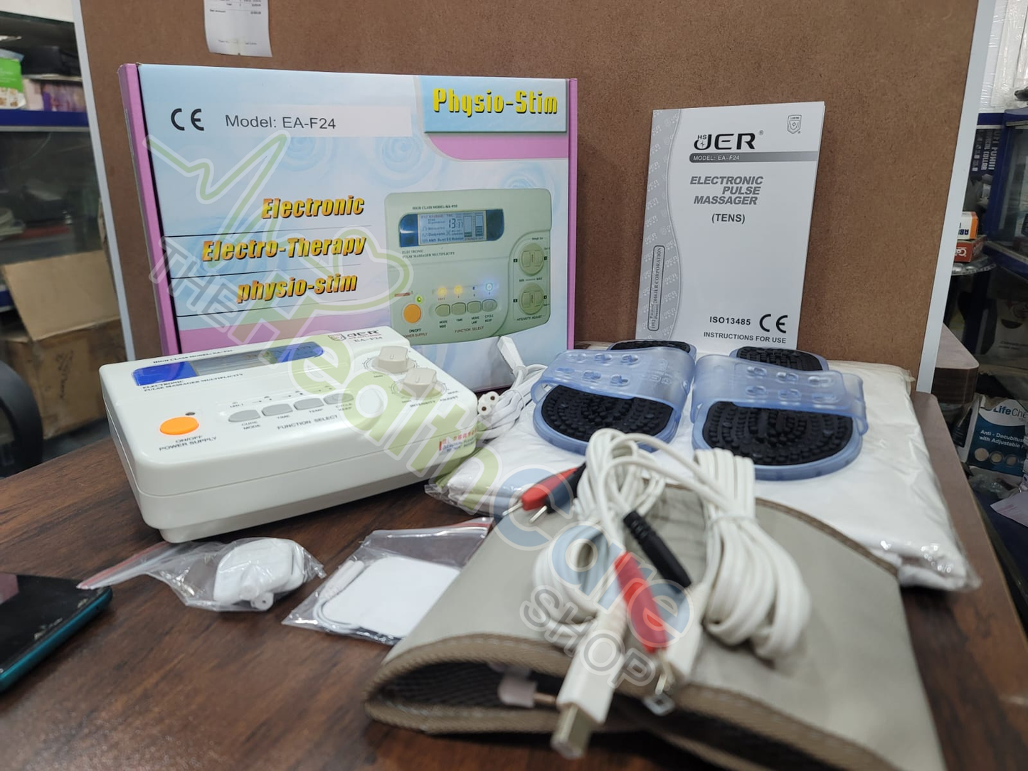 JER Physio EA-F24 Electro Therapy Machine – Pulse Massager & Heat Belt