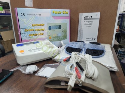 JER Physio EA-F24 Electro Therapy Machine – Pulse Massager & Heat Belt