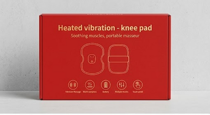 Premium Heated Vibration Knee Pad – Smart Thermal Knee Massager with Touch Control Panel