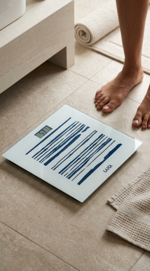 LAICA New Art Design Collection NAVY Electronic Personal Scale (PS 1074)