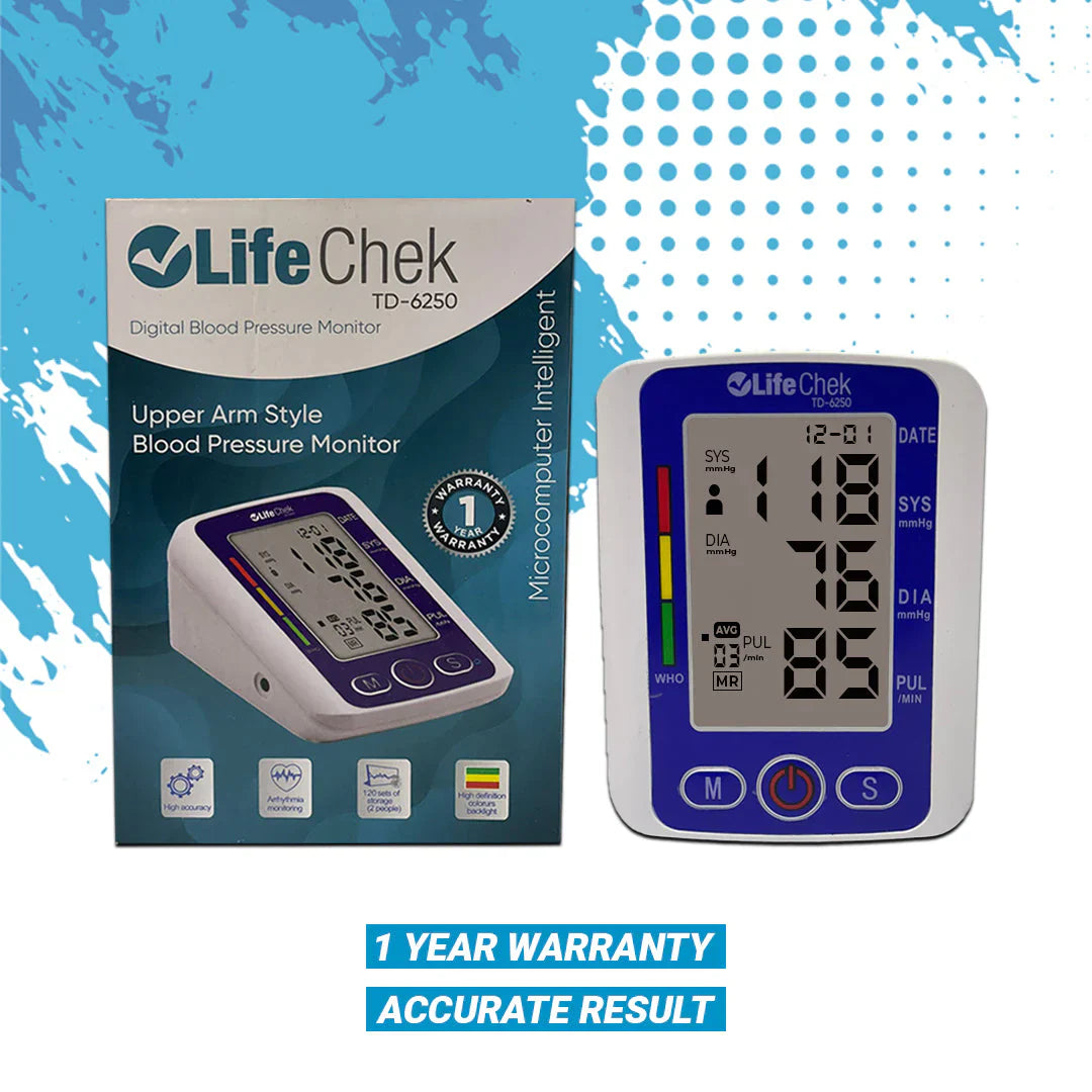 Life Check TD-6250 Arm Blood Pressure Monitor