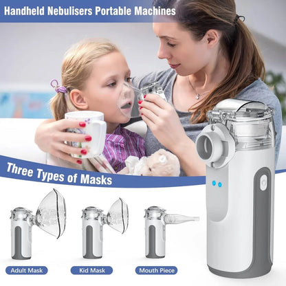 Medico NB-100 Rechargeable Portable Mesh Nebulizer – Noiseless & Compact