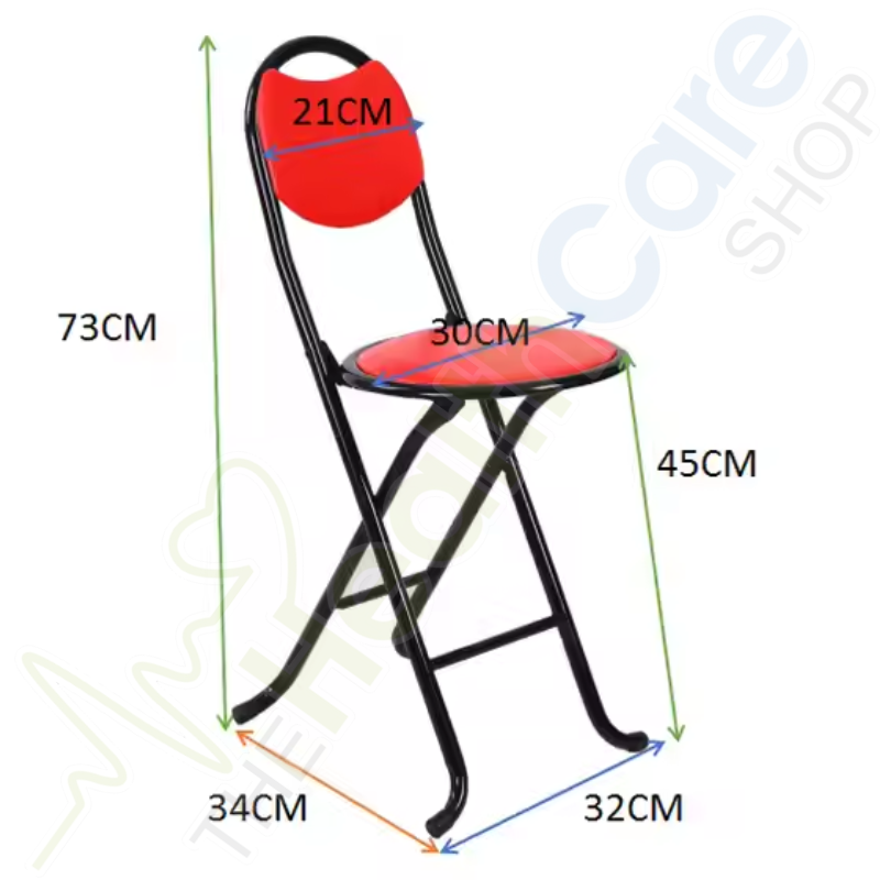 Steel Metal Imported Folding Chair (for namaz and home use)