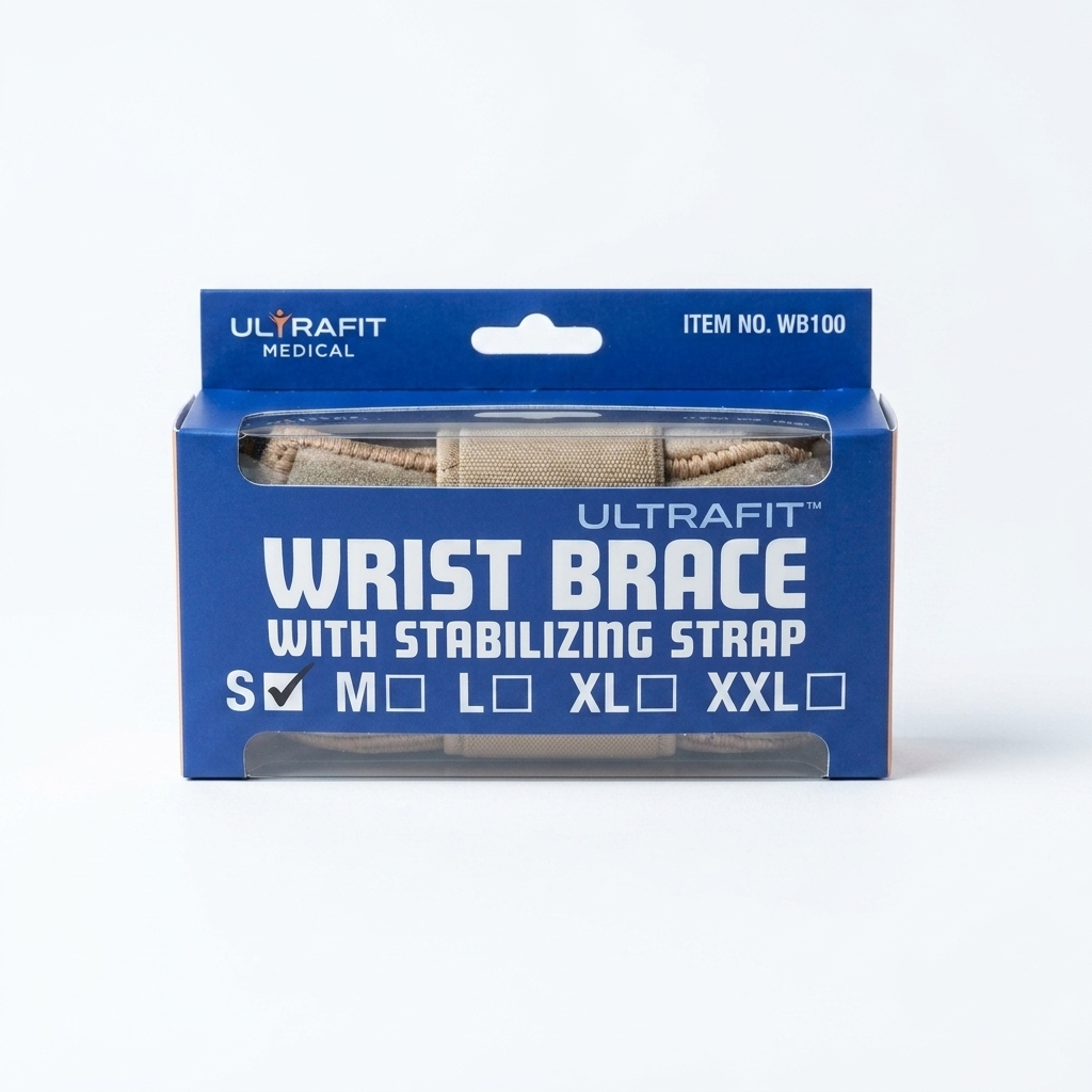Wrist Brace with Stabilizing Strap