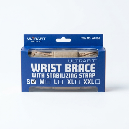 Wrist Brace with Stabilizing Strap