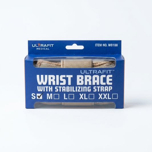 Wrist Brace with Stabilizing Strap