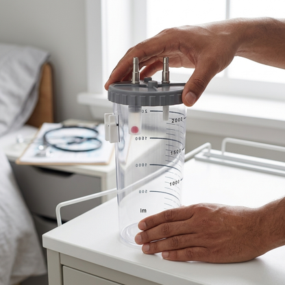 Suction Collection Jar 2000ml (2 Litre)