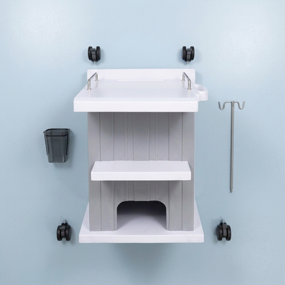 Ultrasound Trolley with IV Pole