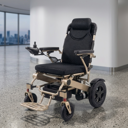 Electric Wheelchair LC 9200 - Electric Wheelchair Automatic Reclining and automatic folding with Lithium Battery (with Wireless Remote)