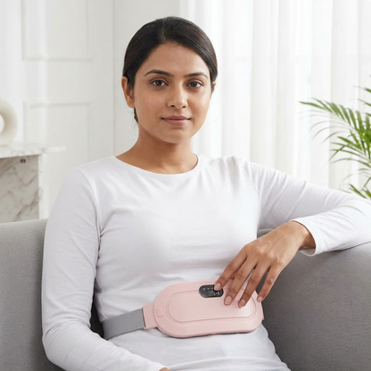 Electric Heating Pad Women Vibrator for Period Pain Relief