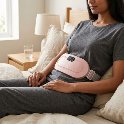Electric Heating Pad Women Vibrator for Period Pain Relief
