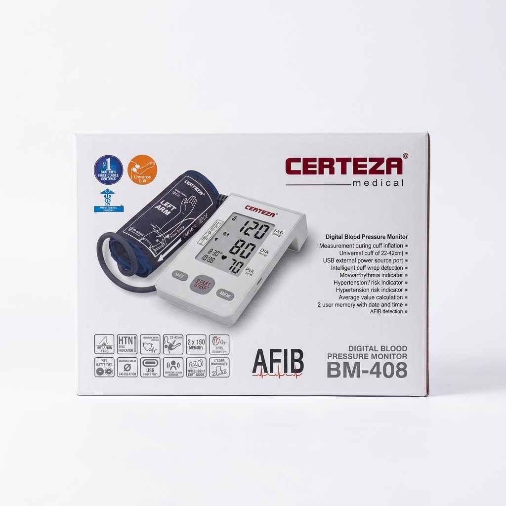 Certeza Medical Digital Blood Pressure Monitor BM-408