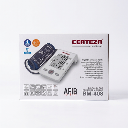 Certeza Medical Digital Blood Pressure Monitor BM-408