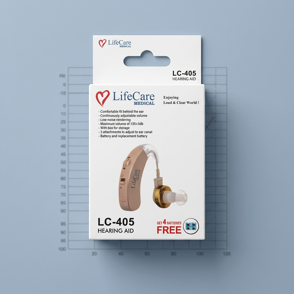 LifeCare Medical LC-405 Behind-the-Ear Hearing Aid