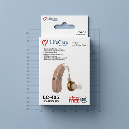LifeCare Medical LC-405 Behind-the-Ear Hearing Aid