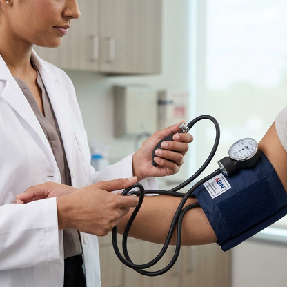 ABN Spectrum Professional Aneroid Sphygmomanometer | Manual Blood Pressure Monitor with Adult Cuff