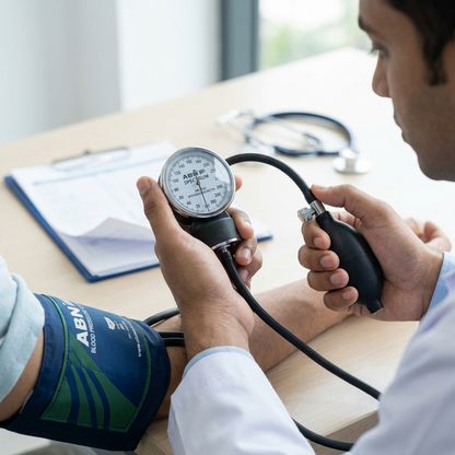 ABN Spectrum Professional Aneroid Sphygmomanometer | Manual Blood Pressure Monitor with Adult Cuff