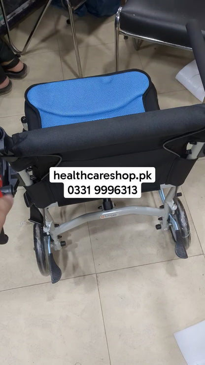Lightweight Wheelchair LC 9004 Foldable Traveling Wheelchair
