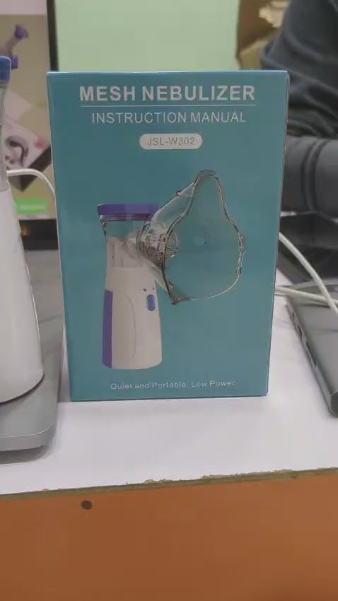JSL-W302Plus Mesh Nebulizer – Portable & Handheld for Efficient Respiratory Relief