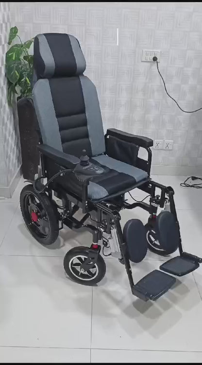 LC 2000 Electric Wheelchair – LC-2000 Reclining & Electric Footrest Wheelchair