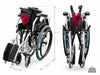 KY-865-20-LAJ Compact Manual Wheelchair – Lightweight & Foldable