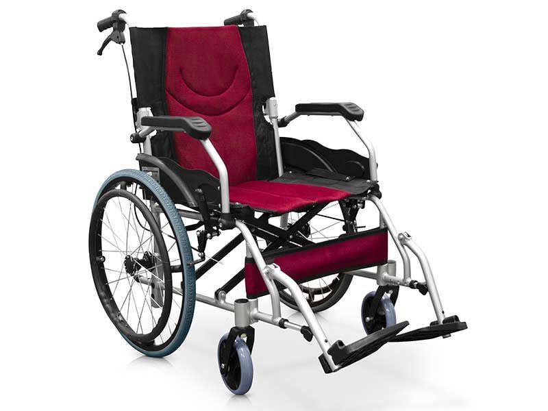 KY-865-20-LAJ Compact Manual Wheelchair – Lightweight & Foldable
