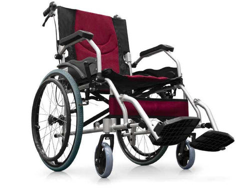 KY-865-20-LAJ Compact Manual Wheelchair – Lightweight & Foldable