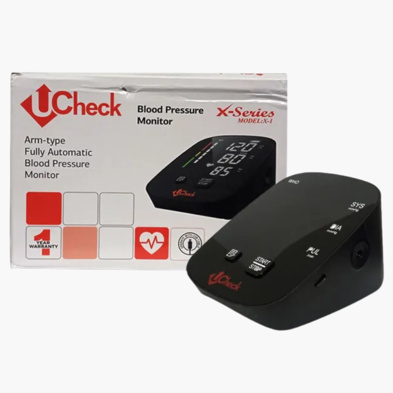 U-Check Arm-Type Fully Automatic Blood Pressure Monitor X-Series Model: X-1