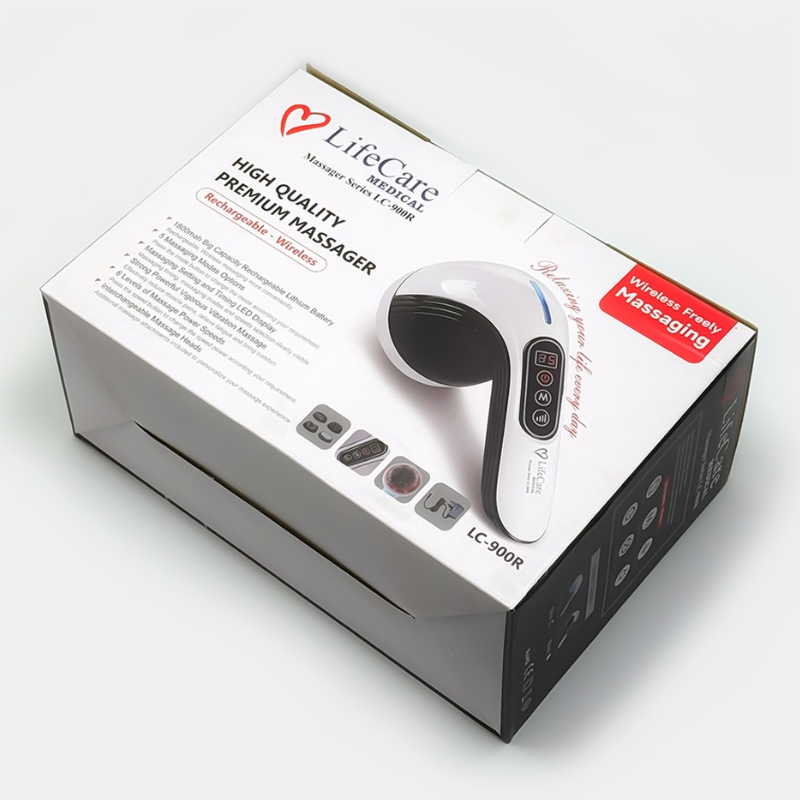 Lifecare Body Massager LC-900 Rechargeable – Wireless Full-Body Massage Therapy