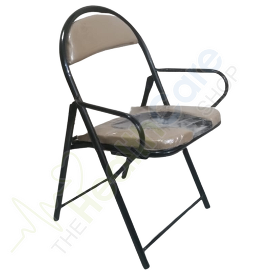 Foldable CommodeChair With Armrests