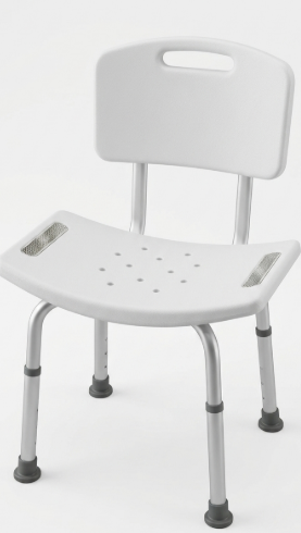 The Ultimate Bathroom Safety Solution: Premium Non-Slip Medical Shower Chair with Backrest
