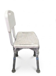 The Ultimate Bathroom Safety Solution: Premium Non-Slip Medical Shower Chair with Backrest