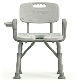 Premium Medical Shower Chair with Backrest