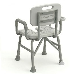 Premium Medical Shower Chair with Backrest