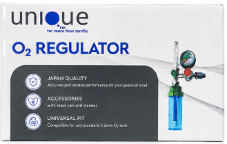 Unique O₂ Regulator with Humidifier Bottle