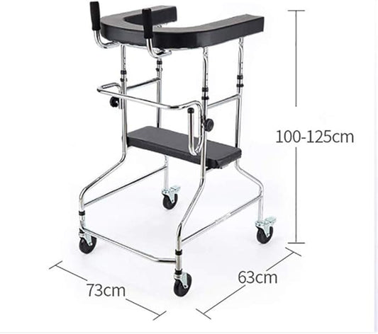 Practical Standing Rehabilitation Walker — Height Adjustable, Lightweight, Foldable